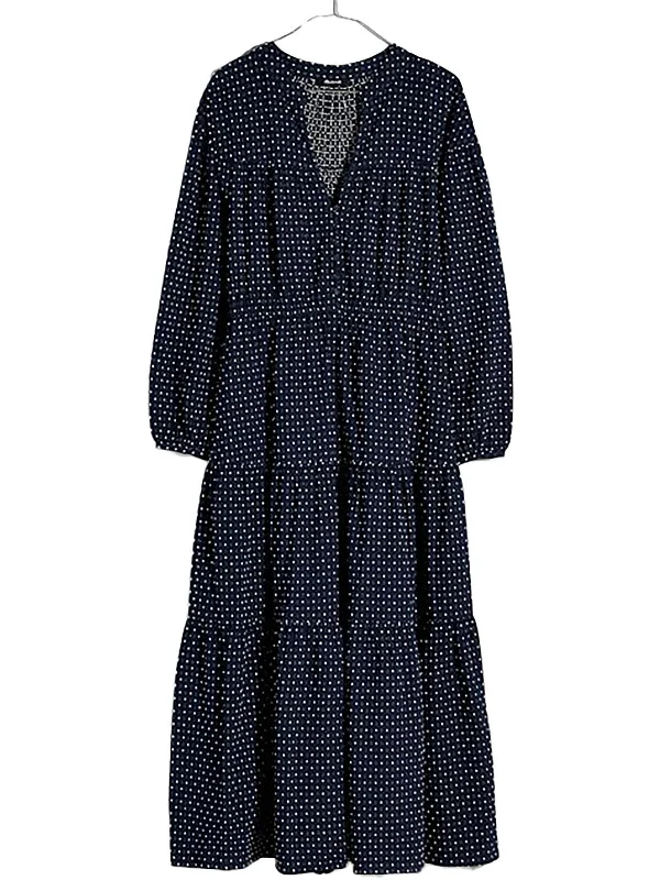 Best Sellers Womens Cotton Embroidered Midi Dress Alluring Design