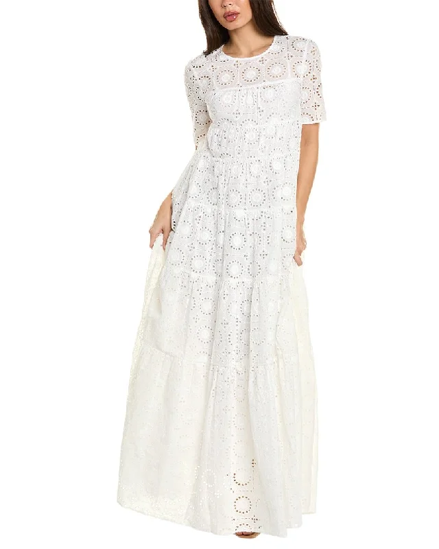 Limited Stock, Big Discounts STAUD Hyacinth Maxi Dress Soft Textures