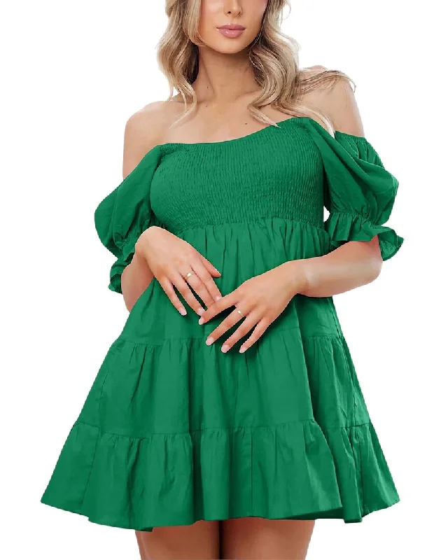 Timeless Elegance Redefined VERA DOLINI Mini Dress