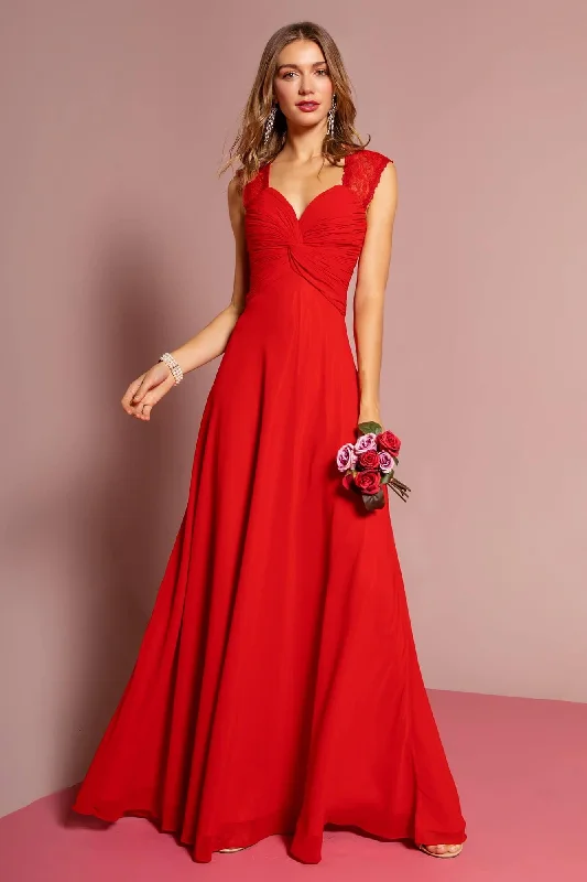 Save Big Empire Waist Long Prom Dress Formal Romantic Detailing