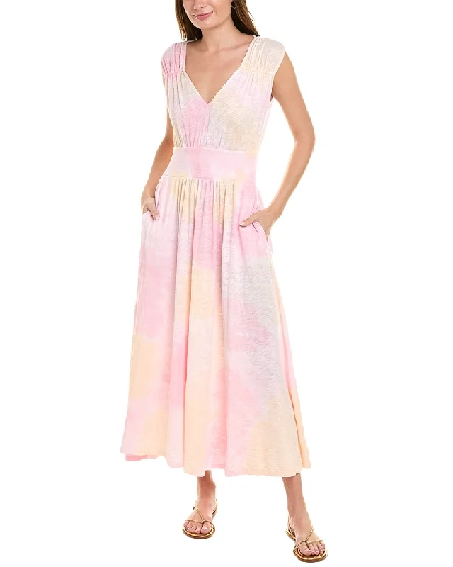 Style Without Limits ATM Anthony Thomas Melillo Slub Ribbed Waist Maxi Dress Parisian Effortless Chic Style