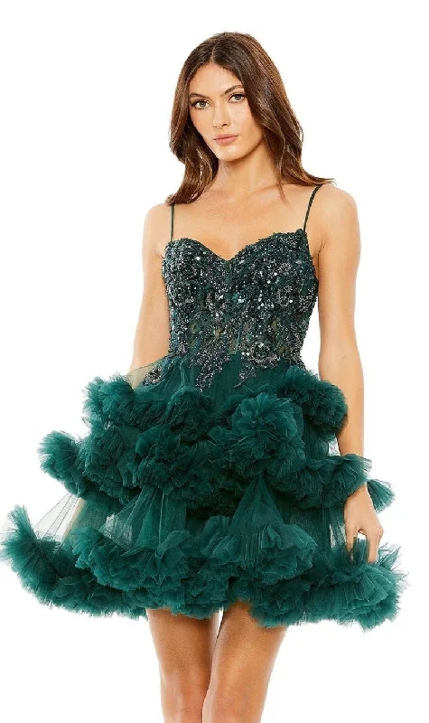 Limited Edition Short Ball Gown Designer Dress 20645 by Mac Duggal Elegant Details