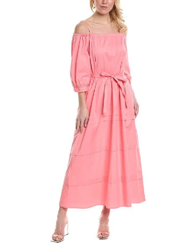 Swimwear Summer Blowout Peserico Off-The-Shoulder Maxi Dress Final Clearance