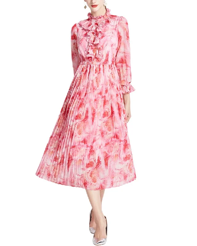 Casual Fashion Tina Midi Dress Y2K Nostalgic Fashion Look