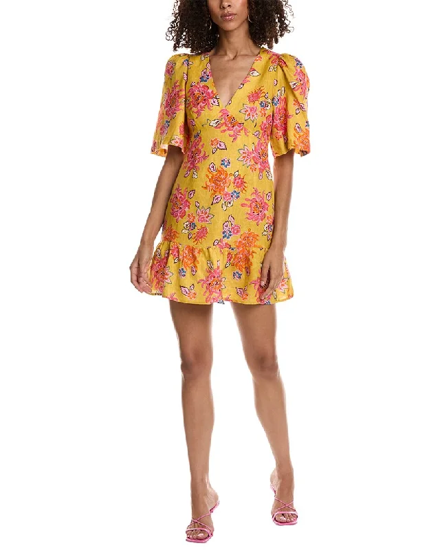 Valentine's Special RHODE Mariana Linen Mini Dress
