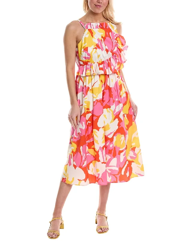 Urban Fashion CROSBY by Mollie Burch Genevieve Midi Dress Romantic Flair