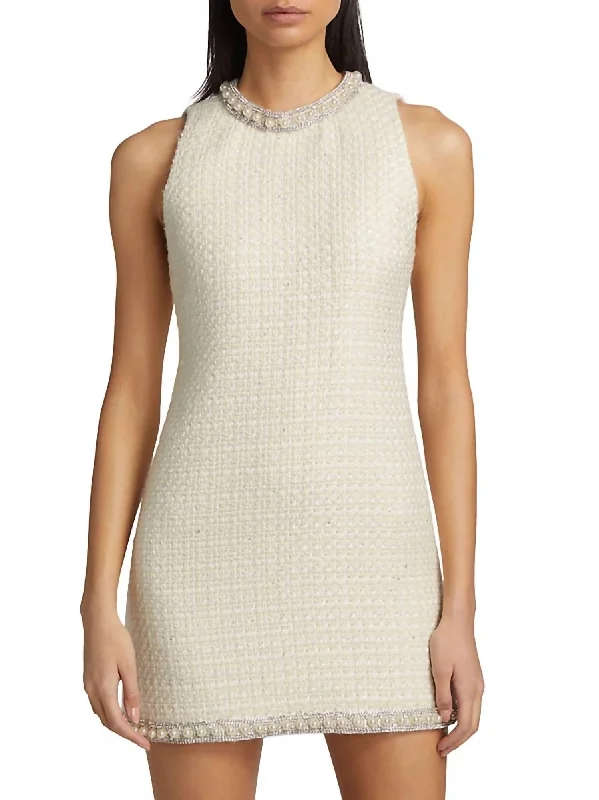 Must Haves Coley Mini Dress In Off White
