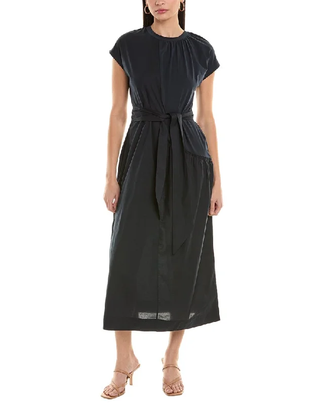 Classy Style Discounts ALPHA STUDIO Midi Dress Romantic Detailing
