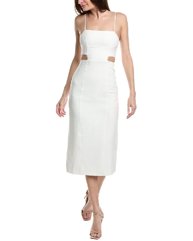 Playful Fashion Offers A.L.C. Dalton Midi Dress Boho - Chic Festival - Ready Style