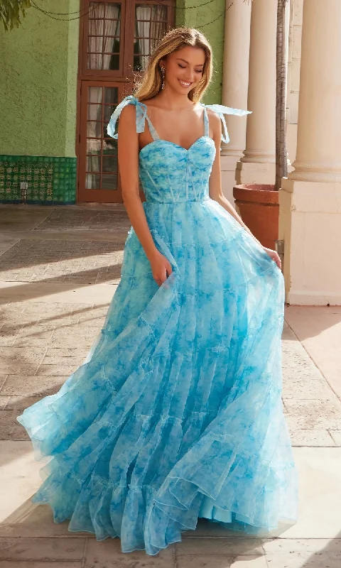 Chic Style Discounts Tie-Dye Prom Ball Gown: Nox Anabel T1501 Holiday Sale