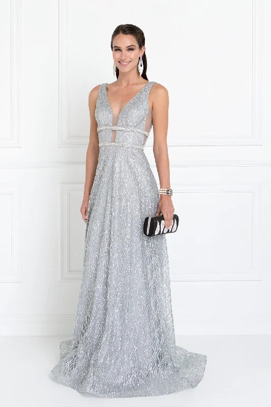 Limited Styles Prom Long Sleeveless Formal Evening Gown Exquisite Craftsmanship