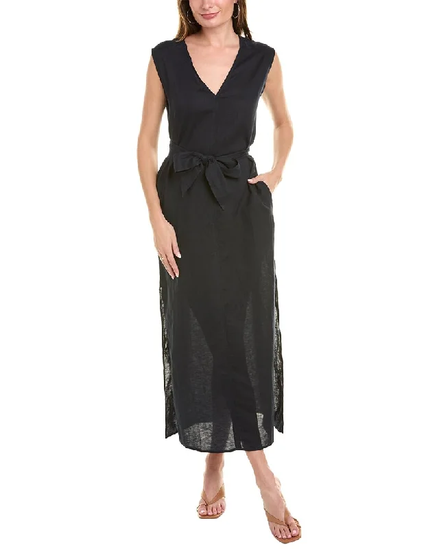 Chic & Modern Sales Splendid Mabel Linen-Blend Maxi Dress Bold Patterns