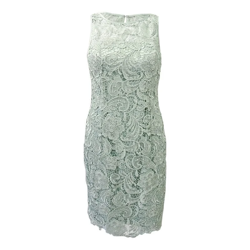 Women's Party Clothes Exclusive Sale Adrianna Papell Women's Sleeveless Lace Sheath Dress Women's Party Clothes Exclusive Sale Adrianna Papell Women's Sleeveless Lace Sheath Dress