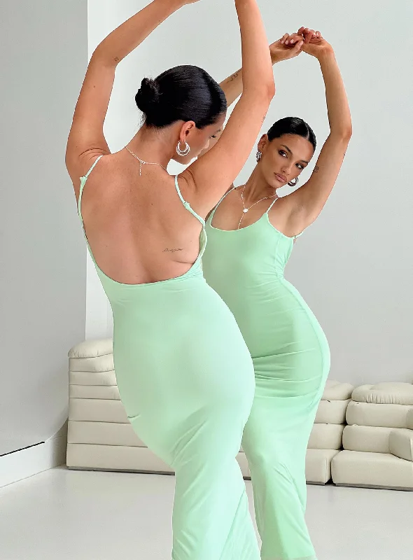 Women's Active Outfit For Fitness Knox Maxi Dress Mint