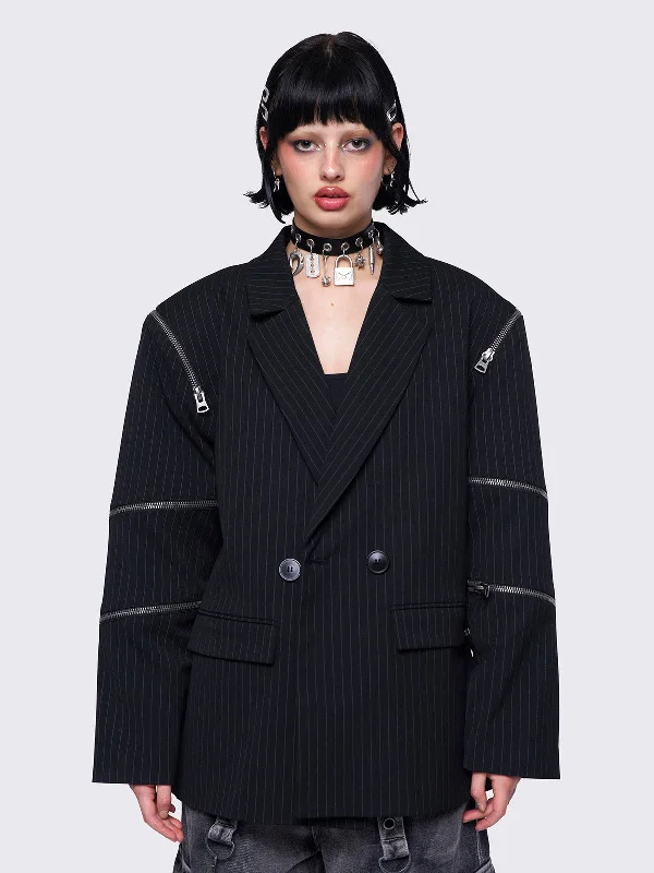 Sustainable Women's Apparel Fashion Sale Blair Pinstripe Blazer