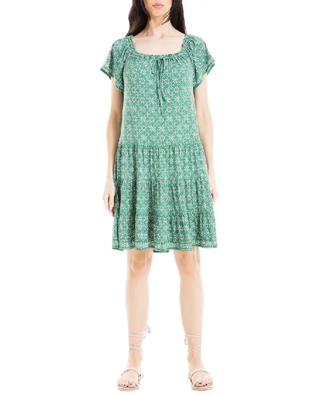 Timeless Women's Outfit Max Studio Tiered Short Dress
