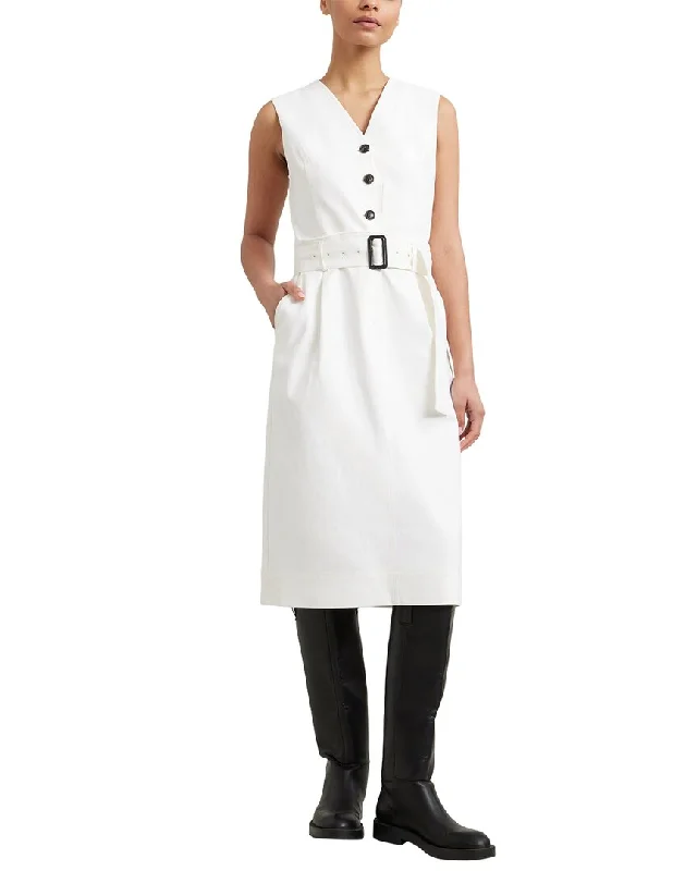 Women's Clothing And Garments Sets Modern Citizen Shanti Twill Belted Dress
