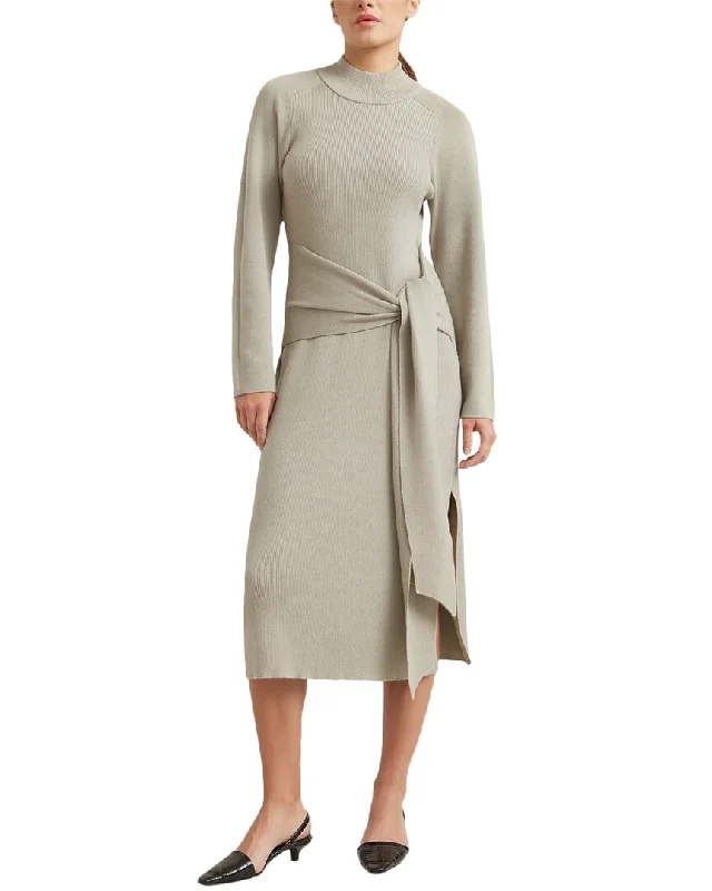 Chic Women's Clothing Modern Citizen Celine Drop Waist Tie Dress