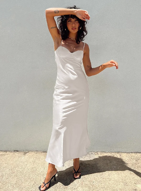 Affordable Women's Fashion Creewood Maxi Dress Champagne