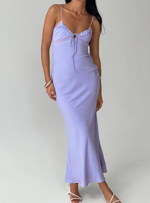 Women's Trendy Garments Emily Maxi Dress Lilac