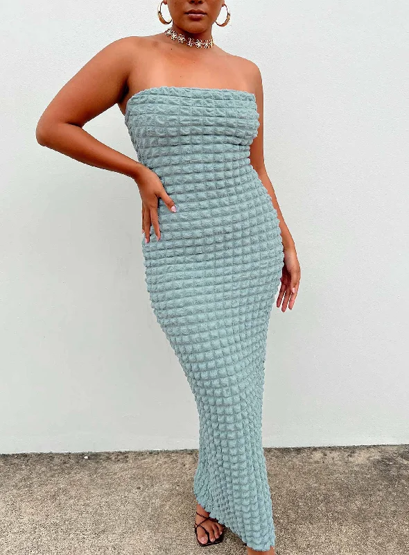 Women's Clothing Online Sale Kendrick Strapless Maxi Dress Blue