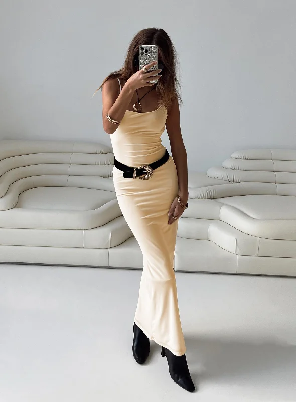 Women's Trendy Casual Outfit Knox Maxi Dress Peach