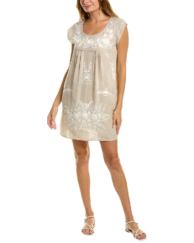 Relaxed Style BINDU Annya Linen-Blend Dress