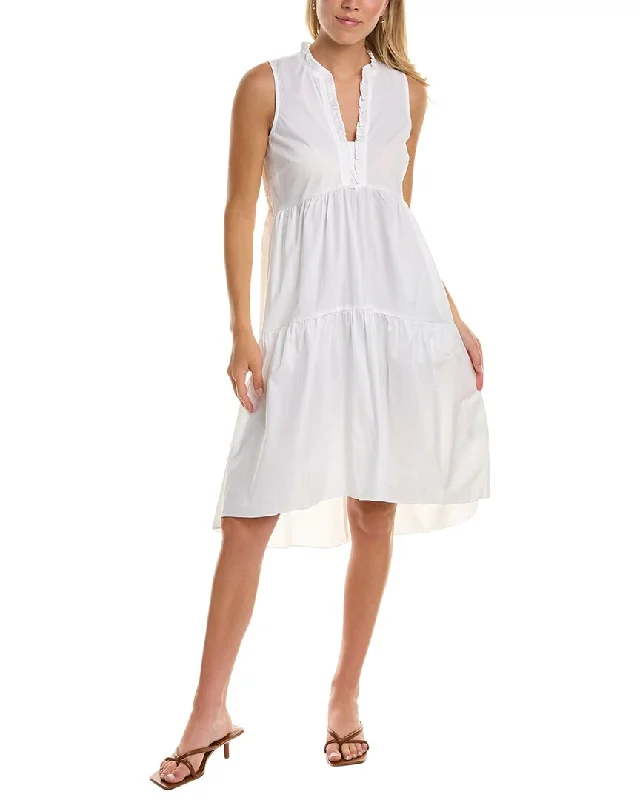 Contemporary Women's Clothing London Times Ruffle A-Line Dress