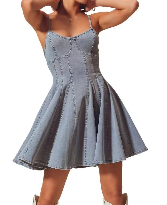 Latest Fashion for Women Della Dress In Denim