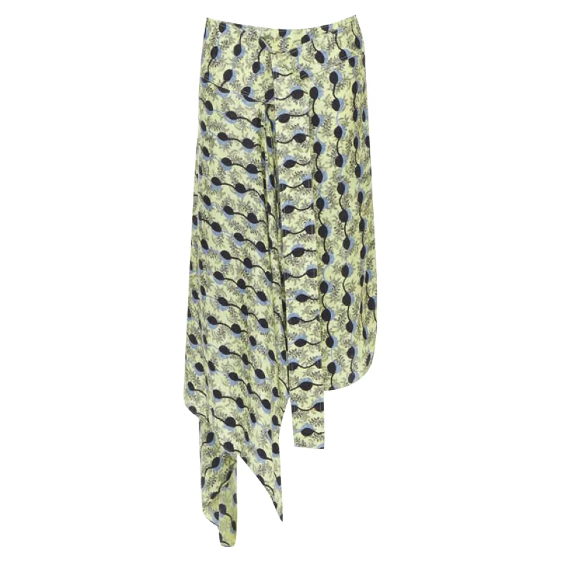 Women's Elegant Formal Outfit Casual Chic Clothing Marni paisley geometric print belted wrap skirt Women's Elegant Formal Outfit Casual Chic Clothing Marni paisley geometric print belted wrap skirt