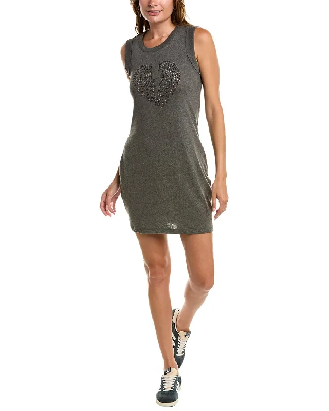 Affordable Women's Clothing Online Chaser Studded Heart Tank Dress