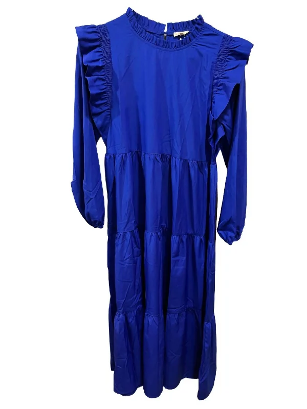 Casual Outfit For Women Weekend Watch Dress In Royal
