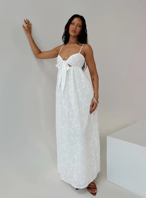 Women's Garments Granno Maxi Dress White