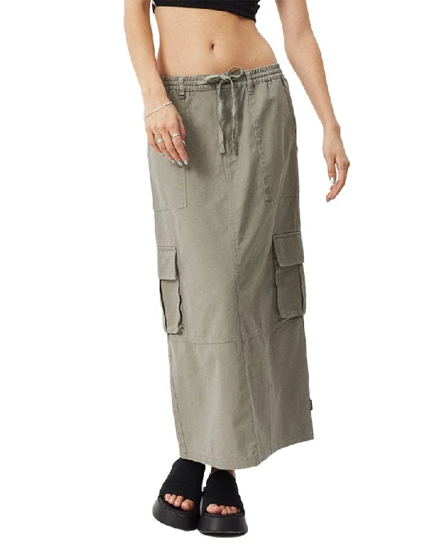 Women's Everyday Attire Artful Design Tasman - Organic Cargo Maxi Skirt