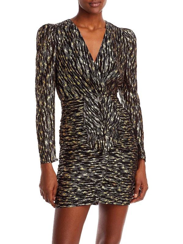 Online Boutique Clothing Womens Ruched Mini Sheath Dress