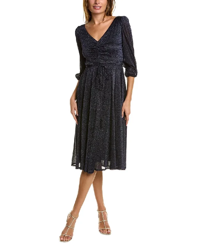 Comfortable Outfit For Women Maison Tara Alice Lurex Mid Dress