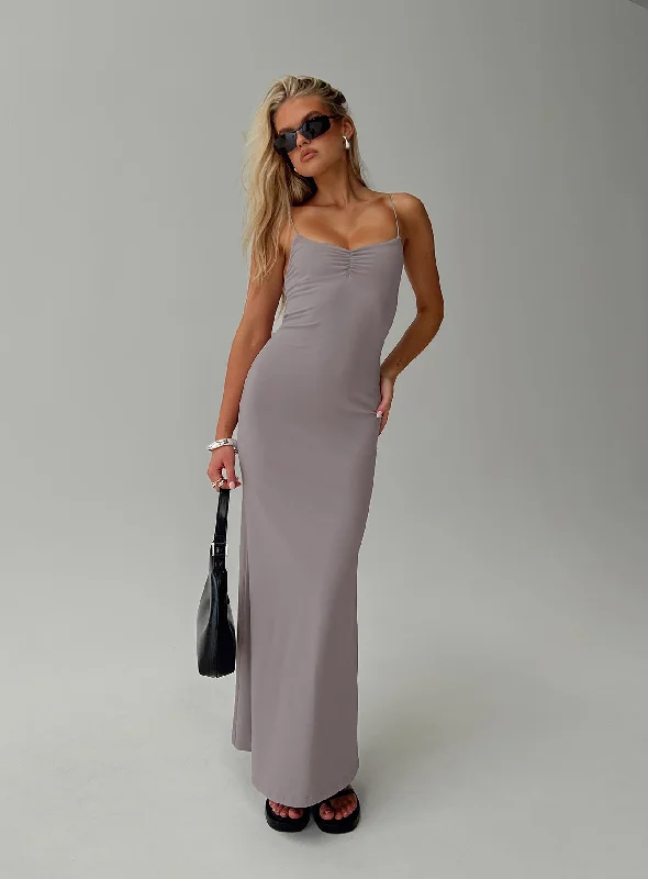 Sophisticated Style Arabellia Maxi Dress Grey