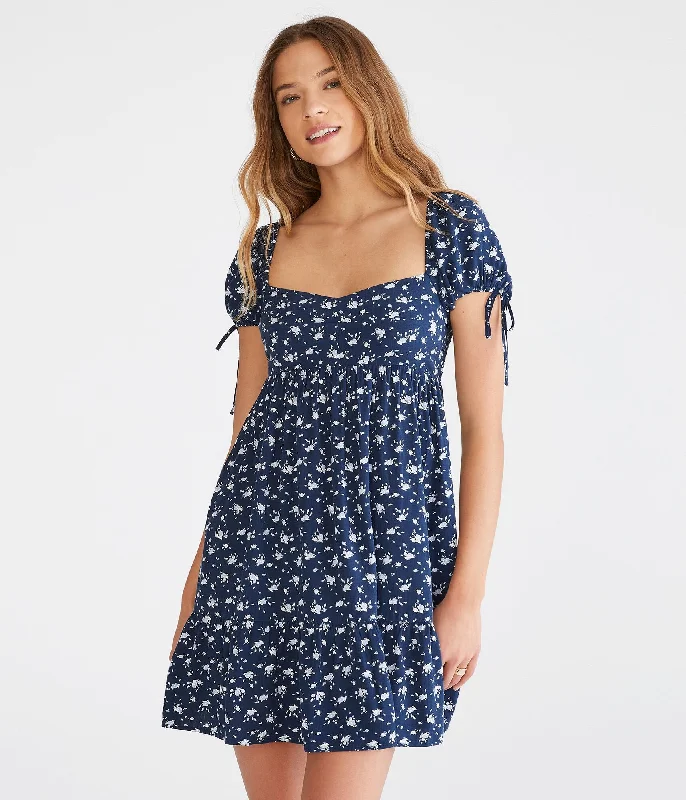 Bold Prints Casual Chic Aeropostale Solid Square-Neck Zip-Front Cargo Sheath Dress