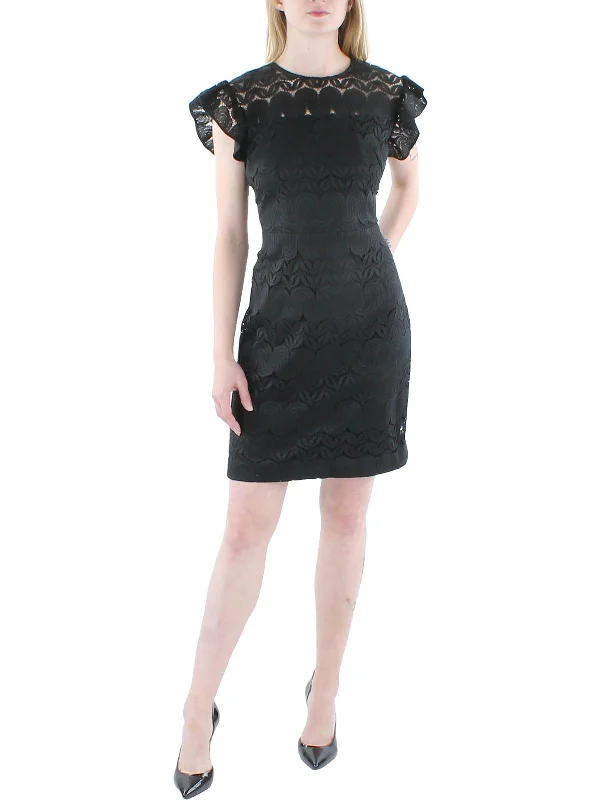 Charming Everyday Clothing For Women Womens Lace Mini Sheath Dress
