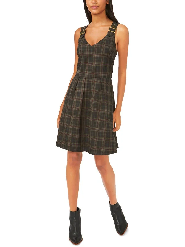 Elegant Clothing For Women Diana Womens Jumper Paid Fit & Flare Dress