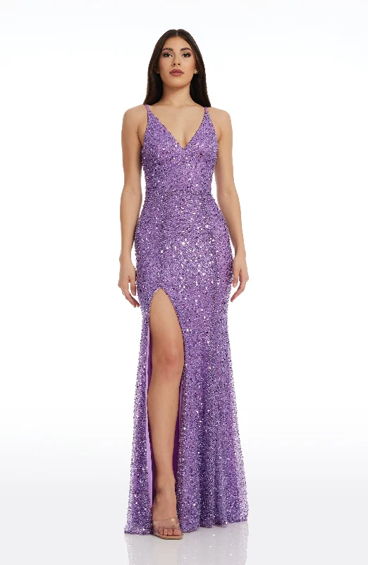 Timeless Elegance Sale Iris Beaded Gown Feminine Grace