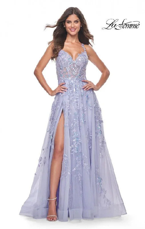 Everyday Elegance Sale La Femme 32349 Dresses Graceful Drape