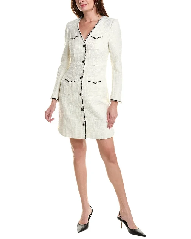 Contemporary Women's Clothing Nicole Miller Tweed Dress