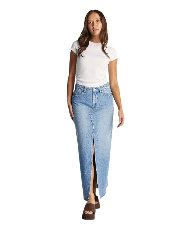 Women's Professional Garments Elevated Style Repair Maxi Skirt - Float On