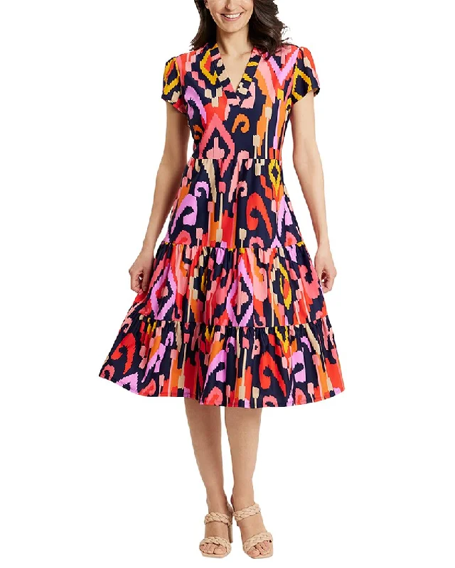 Vintage Fashion Jude Connally Libby Fit & Flare Dress