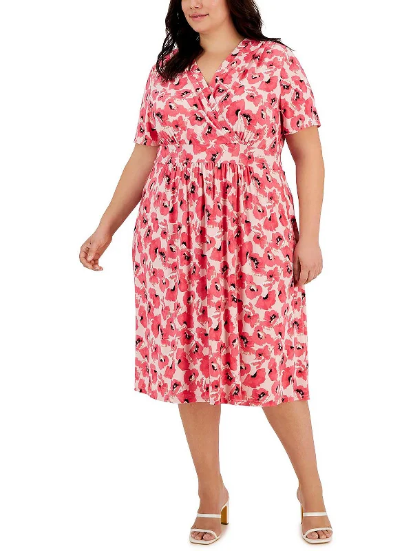 Women's Clothing Online Plus Womens Office Knee-Length Wear To Work Dress