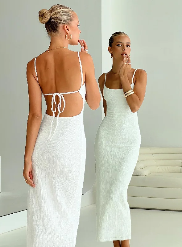 Latest Fashion for Women Elestria Maxi Dress White Petite
