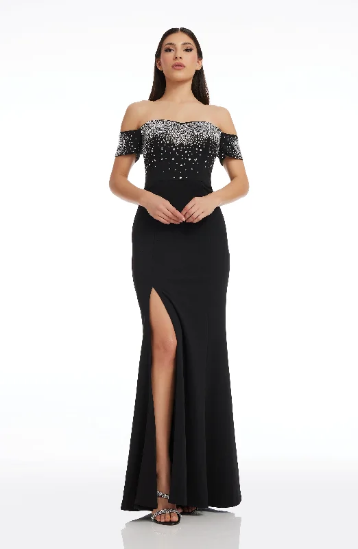 Evening Elegance Logan Beaded Gown Limited - Stock