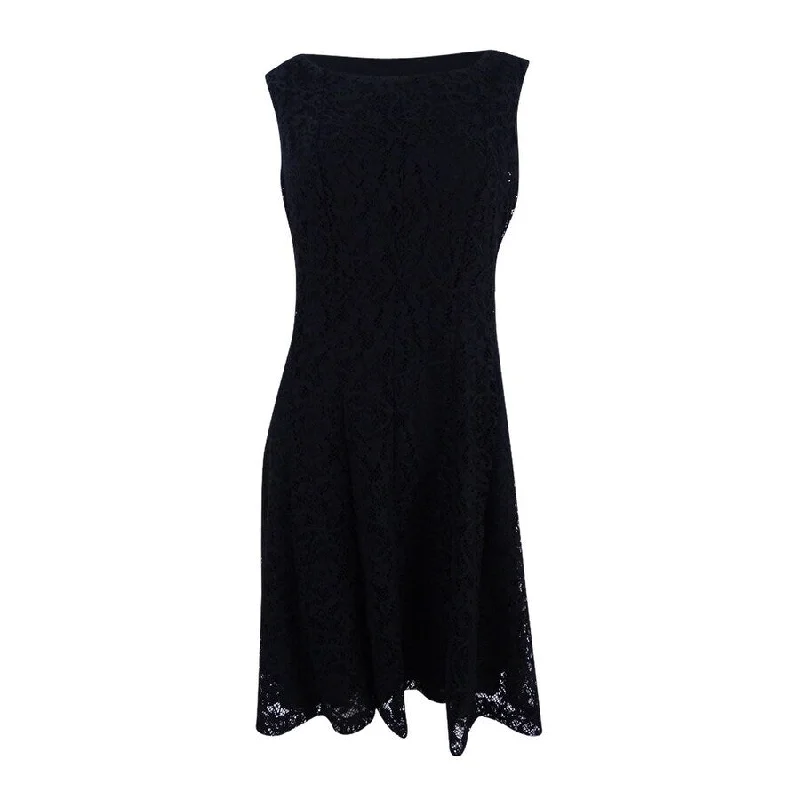 Women's Everyday Attire Stay Ahead In Style Connected Women's Sleeveless Lace A-Line Dress Women's Everyday Attire Stay Ahead In Style Connected Women's Sleeveless Lace A-Line Dress