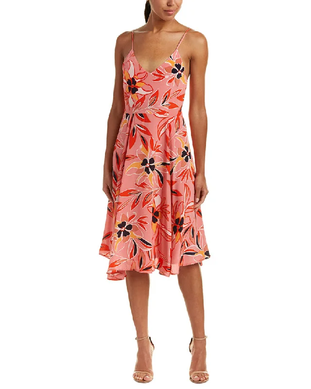 Stylish Savings YUMI KIM womens  Silk A-Line Dress, S, Pink